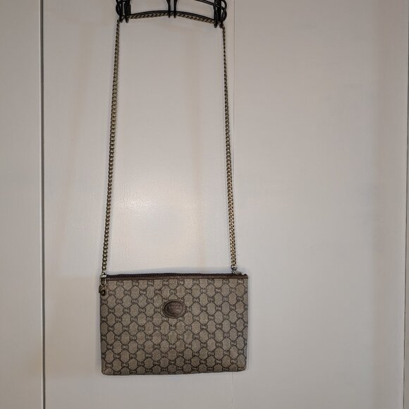COA Gucci Plus Clutch Bag & Unbranded Chain - Picture 1 of 14